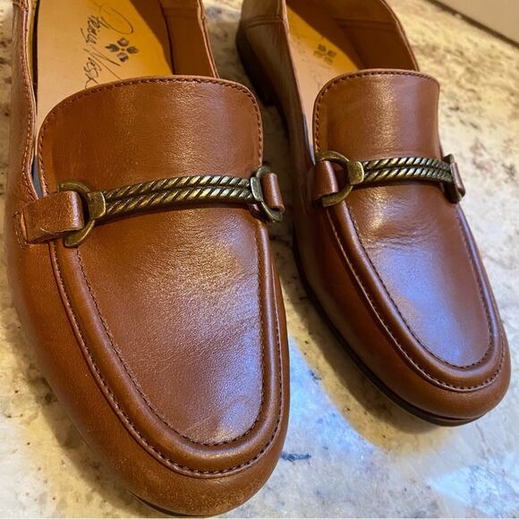 Patricia Nash $159 Fia Saddle Brown Flat Loafer Women's Size US 5.5 M EUC - Picture 4 of 14